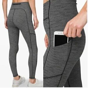 Lululemon Speed Up MR Tight 28” in Herringbone